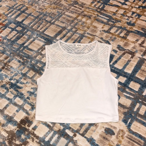 Garage Sleeveless Mesh Top - Picture 1 of 6